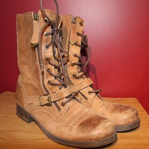 Aldo Leather Combat Boots